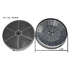 AEG Koolstoffilter MCFE21 / 9029801496 / 4055171138 /  Type 57 / Model 57 van Alapure HFK38668